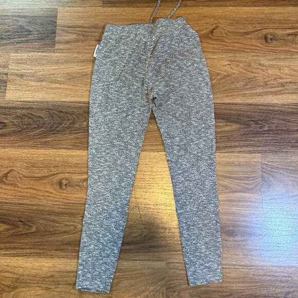Gymshark Thermal Pants Women’s M Heather Gray Workout Activewear Cozy Stretch - Picture 2 of 6